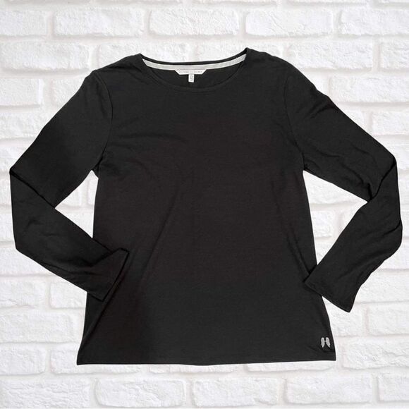 NEW VS Longsleeve Crewneck Tee in Black - Picture 1 of 5